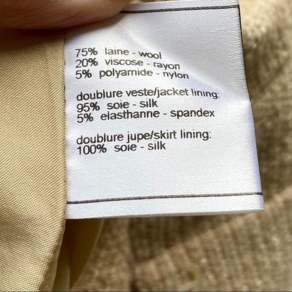 CHANEL VINTAGE wool skirt suit - Picture 15 of 16